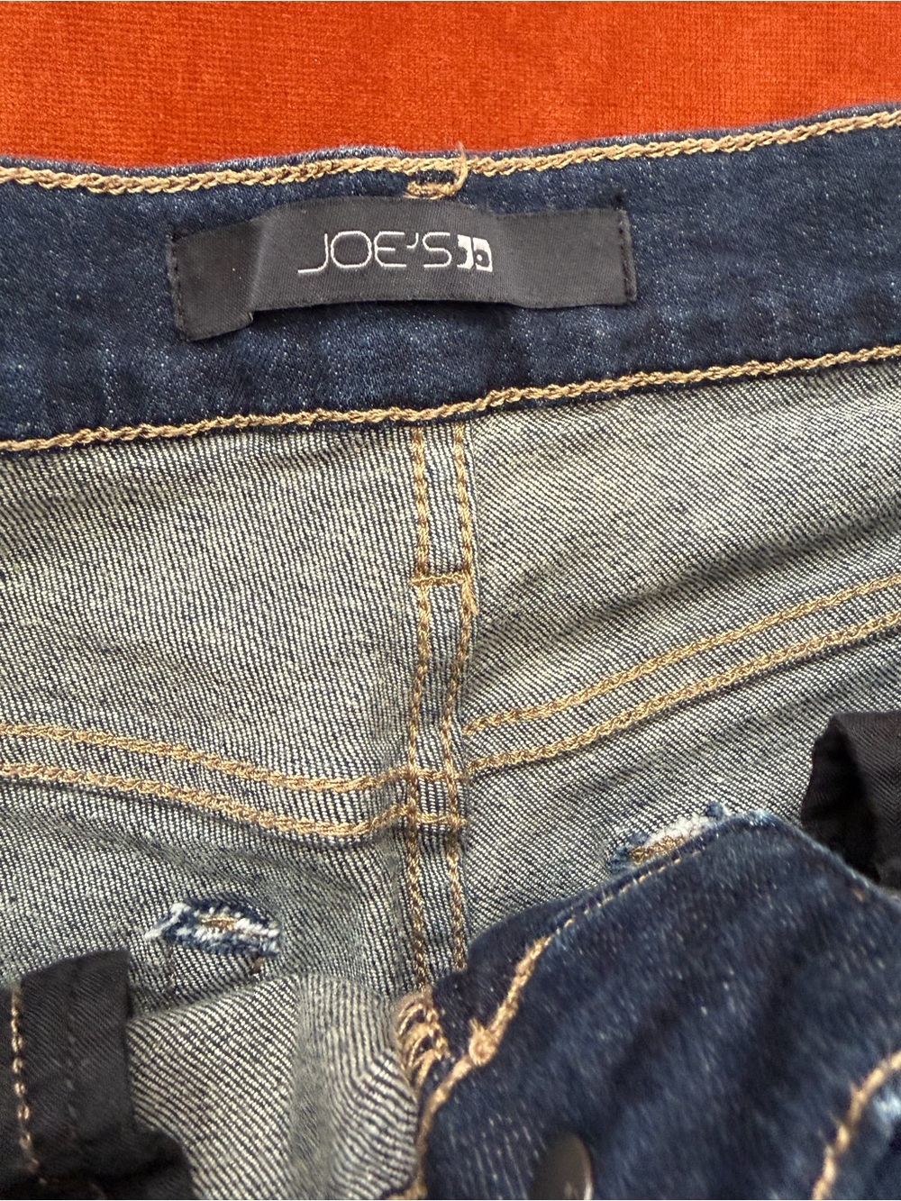 Joe’s Jeans The OG High Rise Straight Ankle Stretch Jeans Dark Denim Size 30 - Picture 6 of 8